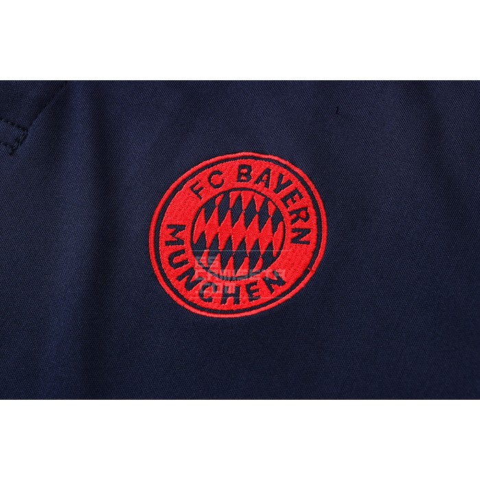 Camiseta Polo del Bayern Munich 22-23 Azul - Haga un click en la imagen para cerrar